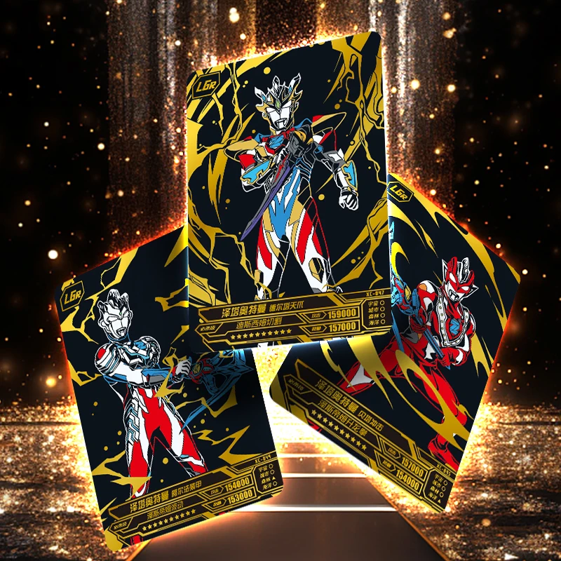 KAYOU Gioco di carte ufficiale Ultra Man Shining 9th Cards Raro pacchetto di battaglie da collezione Regalo di compleanno caldo per ragazzi Gioco di carte per bambini Giocattolo