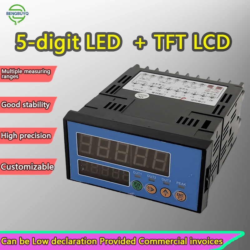 BENGBUZZQY Analog Weight Amplifier High Precision 1/100000 Display Resolution for Weighing Scales (Multi-Version)
