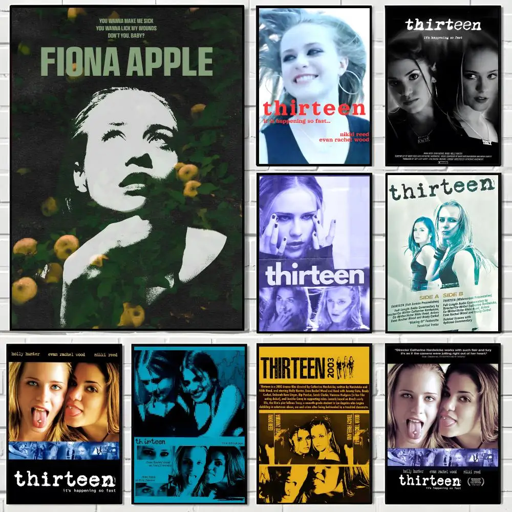 Drama Movies T-Thirteen Poster Aesthetic Wall Art Canvas Poster Room Decoration Items Bedroom Decor