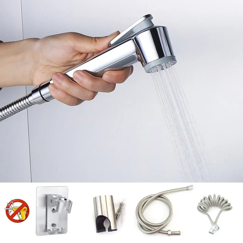 Handheld ABS plastic Toilet wash self cleaning Bidet Spray gun wc Bathroom shower head faucet Douche Muslim Sanitary Shattaf