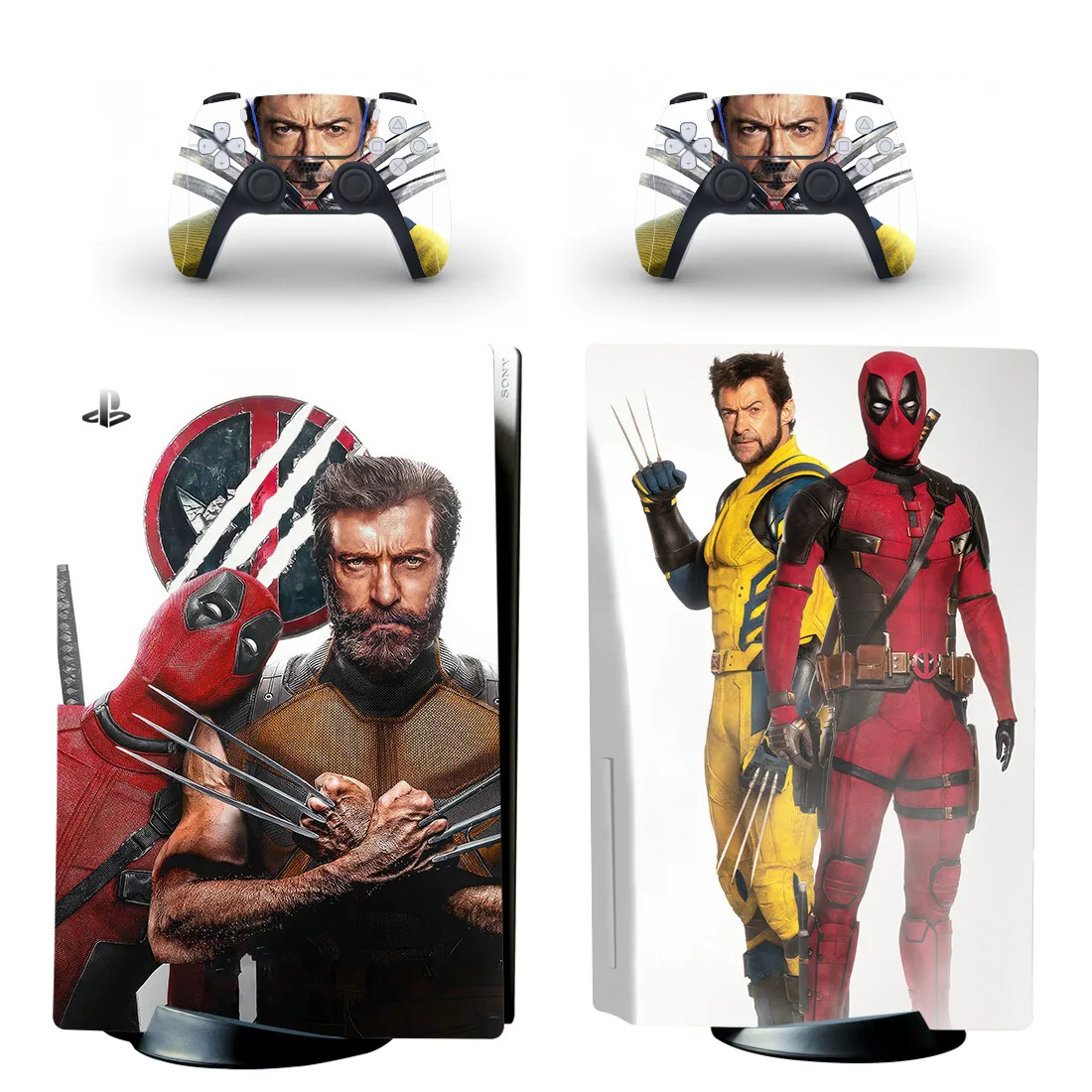 Новая пленка PS5, наклейка на диск, наклейка, чехол для консоли и 2 контроллера, виниловая кожа для диска PS5