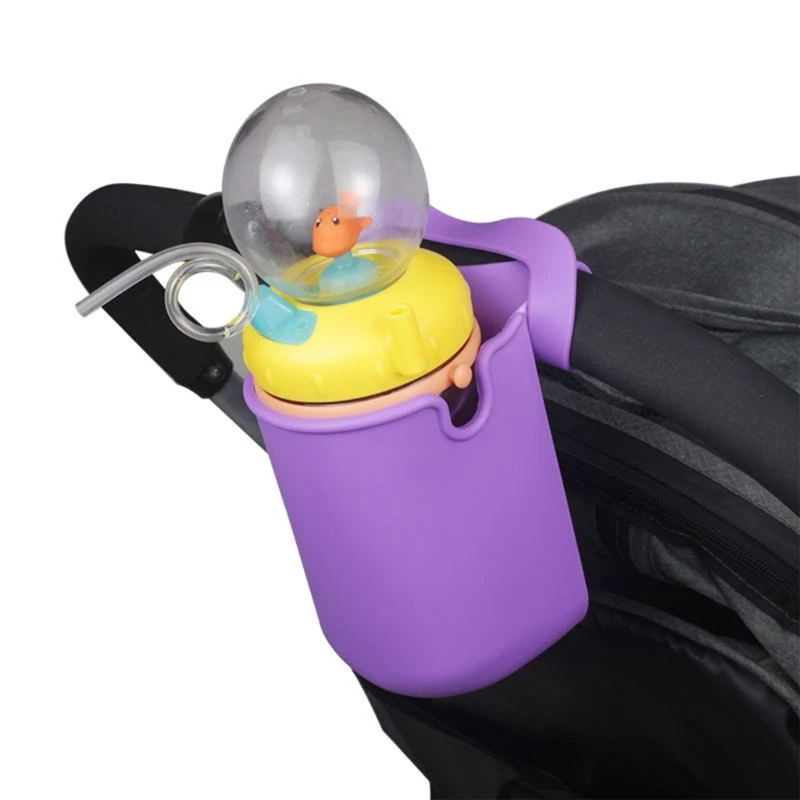 Portavasos de silicona para cochecito y silla de ruedas - imagen 5
