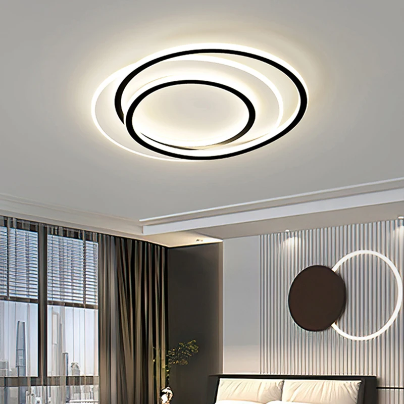 2026 New Arrival Nordic Creative Ceiling Lights LED Rectangular Model Modern Minimalist And Elegant For Living Room & Bedroom