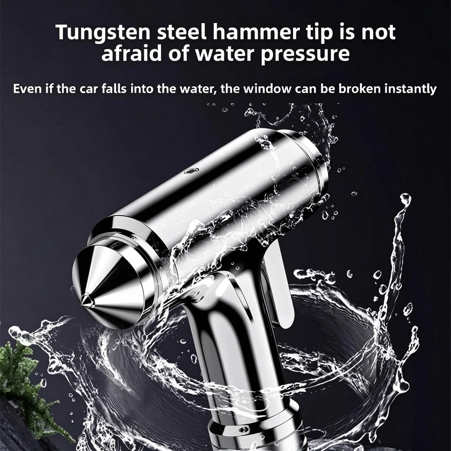 Car Safety Hammer Car Window Breaker Emergency Hammer with Seat Belt Cutter for Auto Rescue Escape Life Saver Hammer view 3