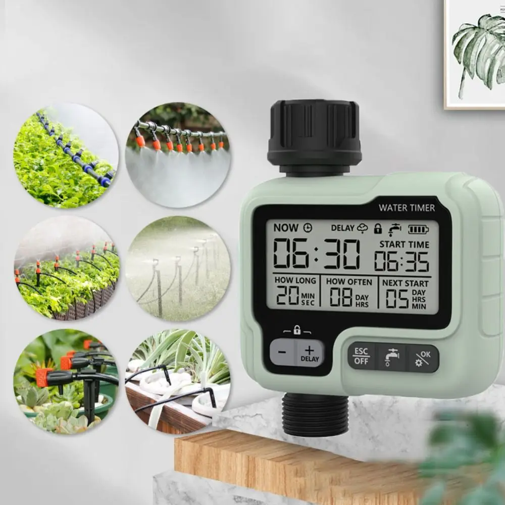 

Large Screen Automatic Water Timer Timeable Programmable Garden Digital Irrigation Machine Intelligent Save Water and Time