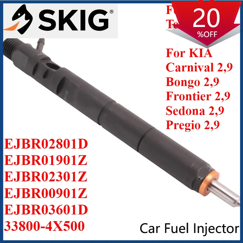 

Подходит 33800-4X500 EJBR02301Z EJBR01901Z EJBR02801D EJBR00901Z EJBR03601D Новая форсунка дизельного топлива для Hyundai KIA