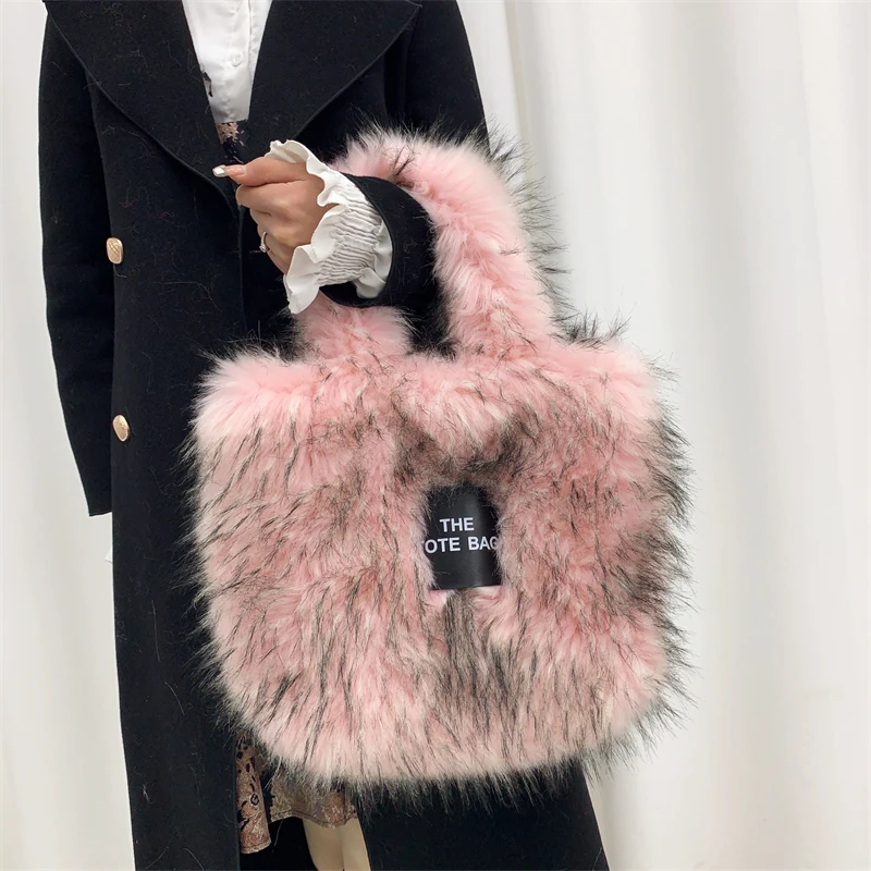 Large The Tote Bags for Women Winter Fashion New Shoulder Messenger Bag Female Designer Brand Sling Cross Handbags High Quality