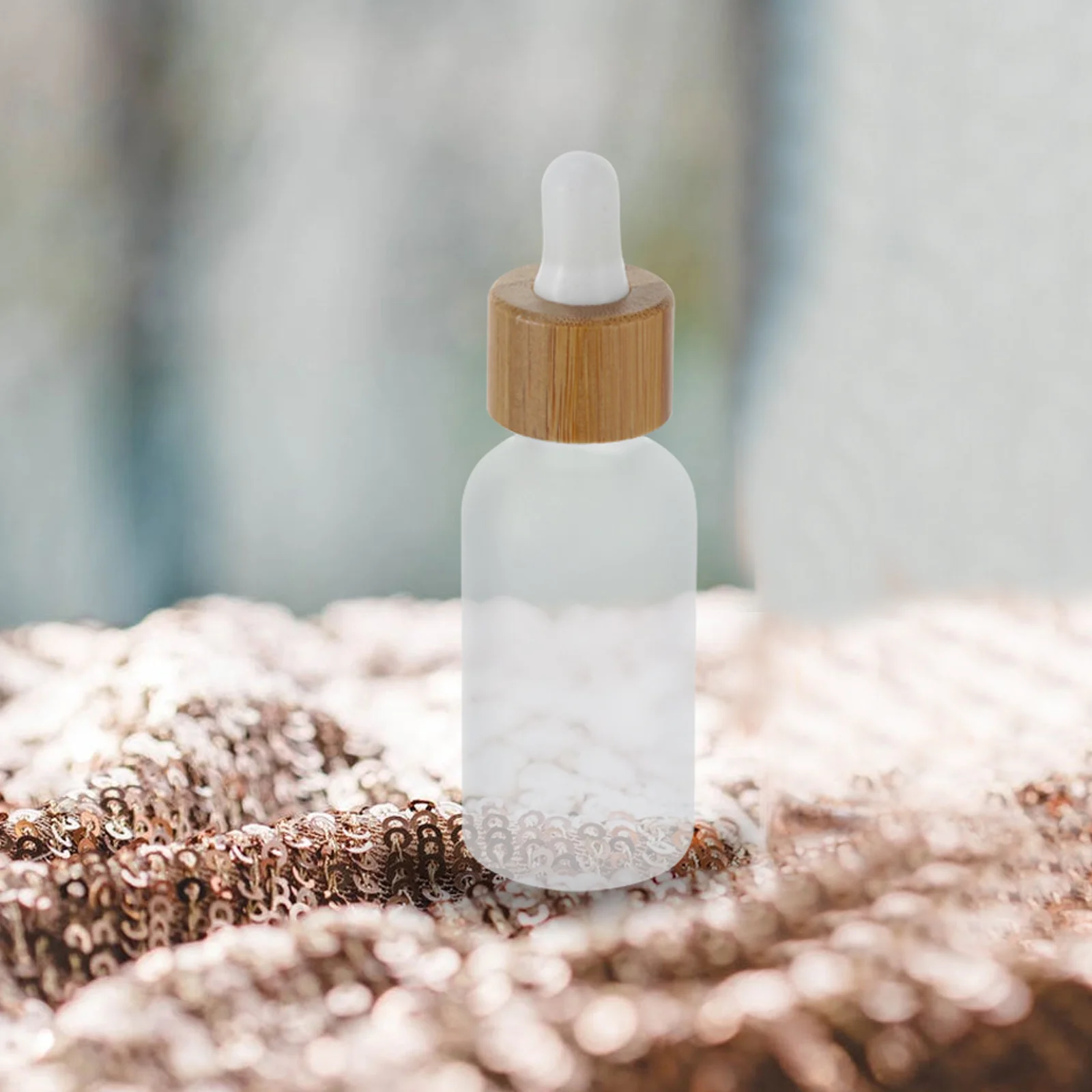 4 قطعة 30 مللي زجاجات قطارة الزيت العطري الزجاج إعادة الملء المحمولة السفر موزع زجاجة فرعية لزيت العطور حاوية فارغة #5