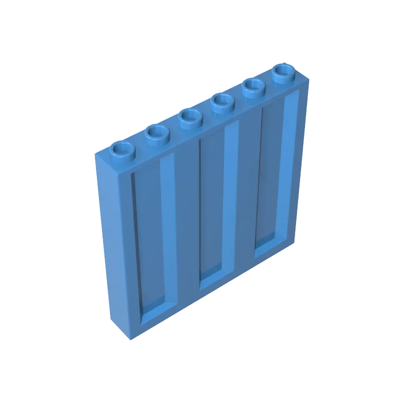 Eske Kouri GDS-1014 Corrugated 1x6x5 Educational Wall Tiles Compatible with 23405 Construction Technical Building Blocks Parts