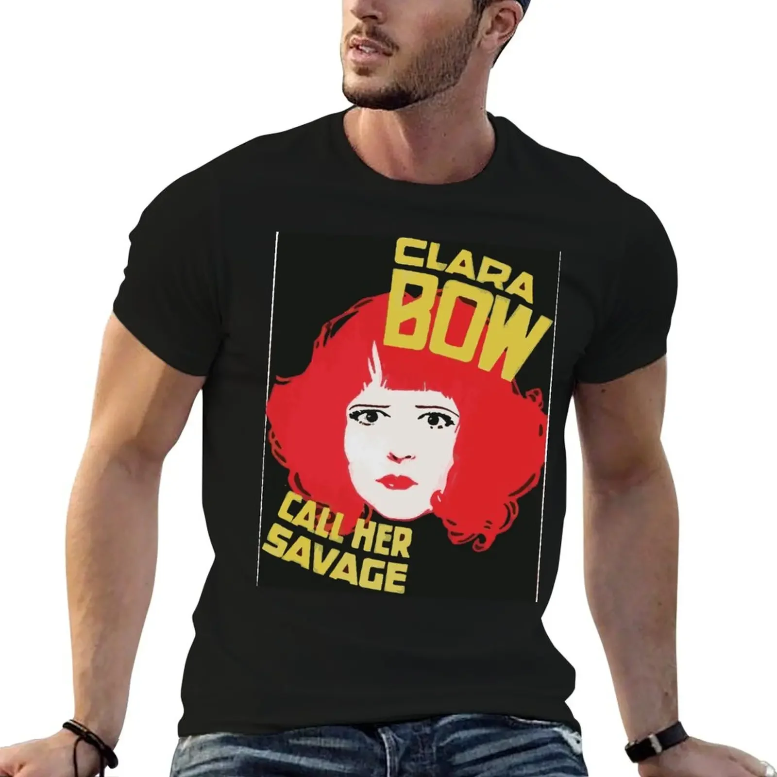 

Clara Bow Call Her Savage T-Shirt baggy shirts funny meme t-shirts gifts for boyfriend customizeds workout shirts for men