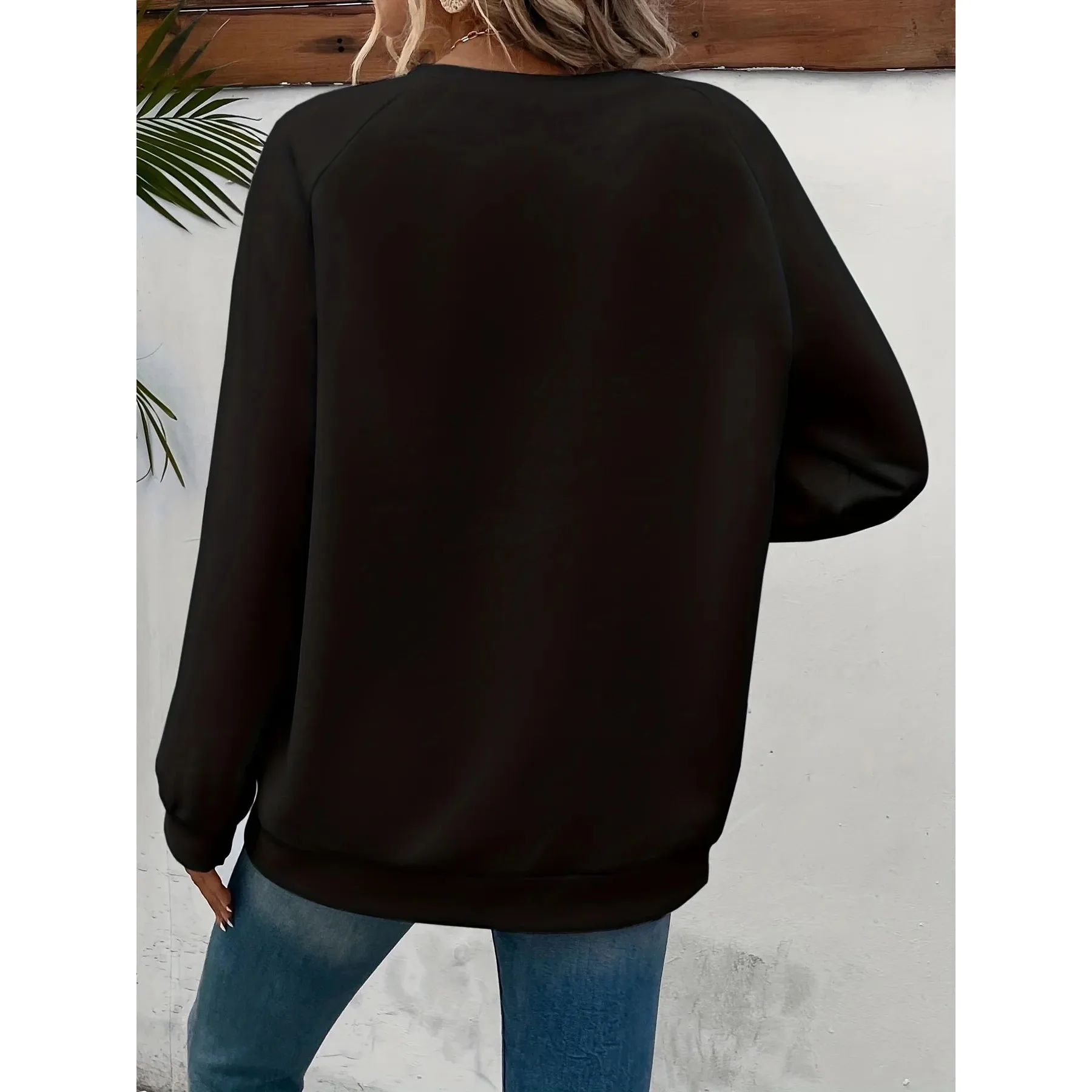 نعم أنا سترة نسائية مطبوعة بأحرف باردة طويلة S Faionable ملابس الشارع الشهير Sle مريحة تناسب الخريف #5