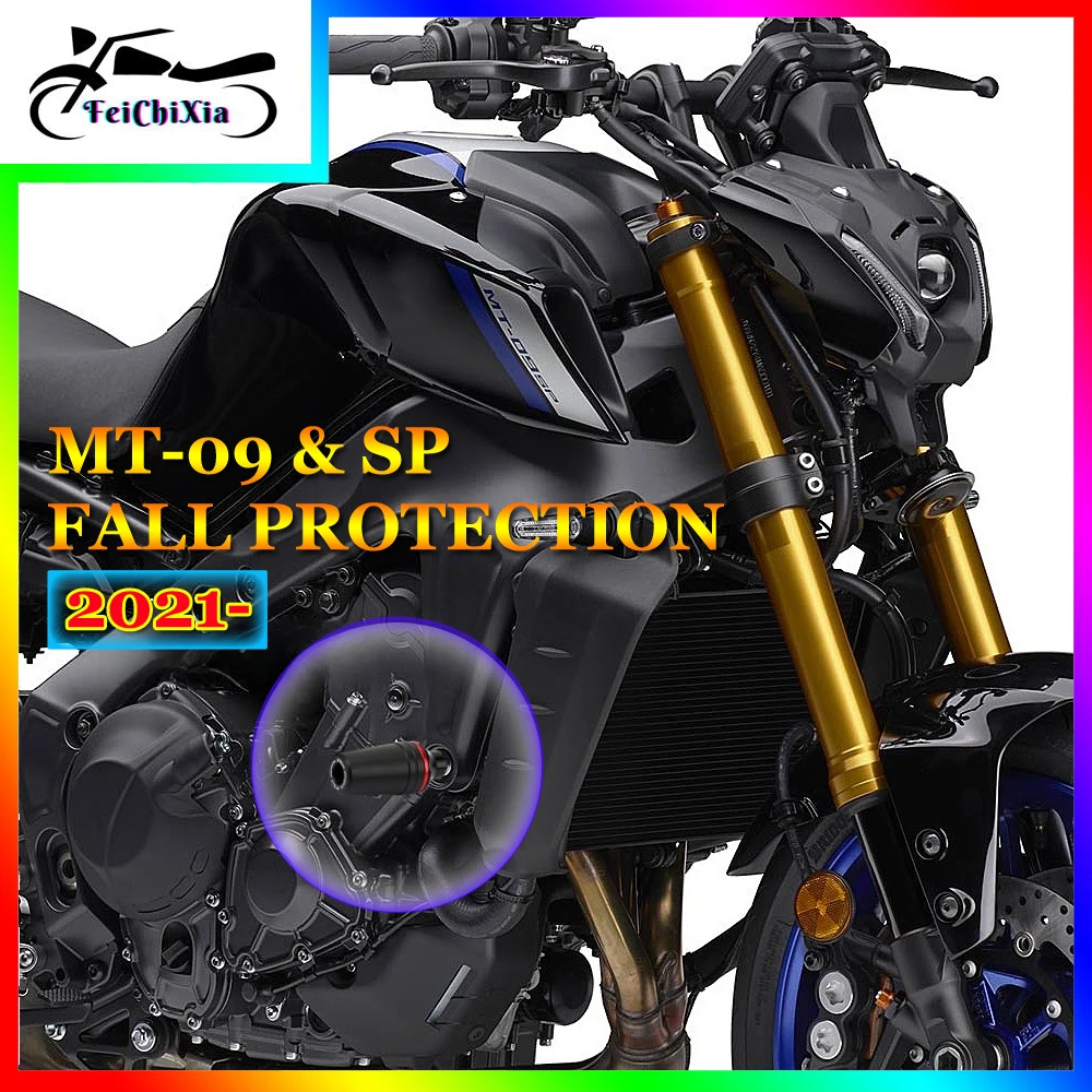 

Falling Protection Anti-fall Sliding Block For Yamaha MT-09 MT09 SP 2021 2022 2023 Motorcycle Accessorie Crash Guard Bar Sliders