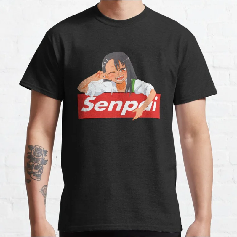 

0503 Dont Toy With Me Nagatoro Hayase Gift for Anime lover 100% cotton Y2K clothes O -Neck Short Sleeve Graphic T-Shirt S-6XL