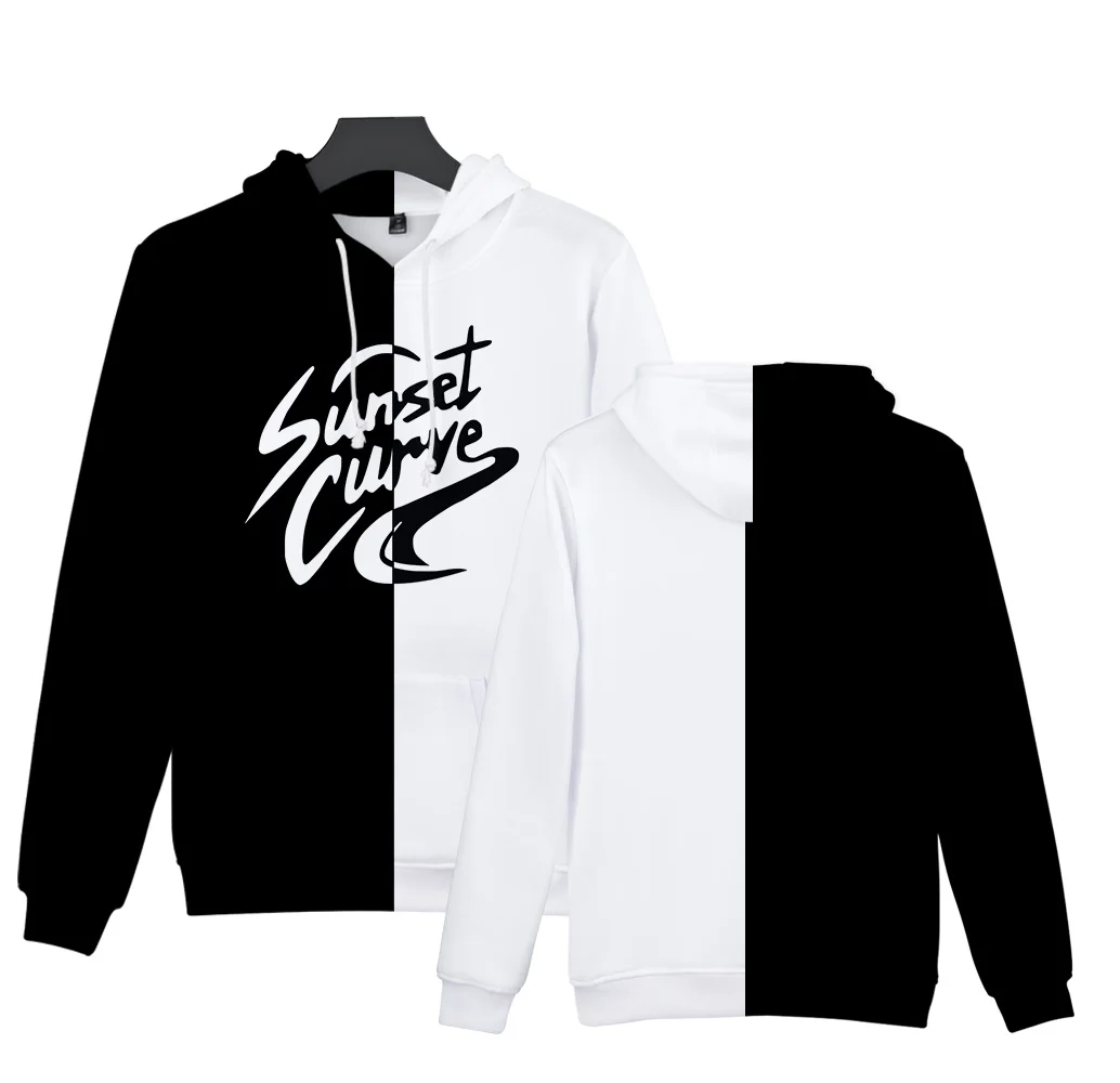 

2026 Julie and the Phantoms Hoodie 3D Stitching Color Tracksuit Men Women's Pullover Unisex Streetwear Sunset Curve Clothes Plus