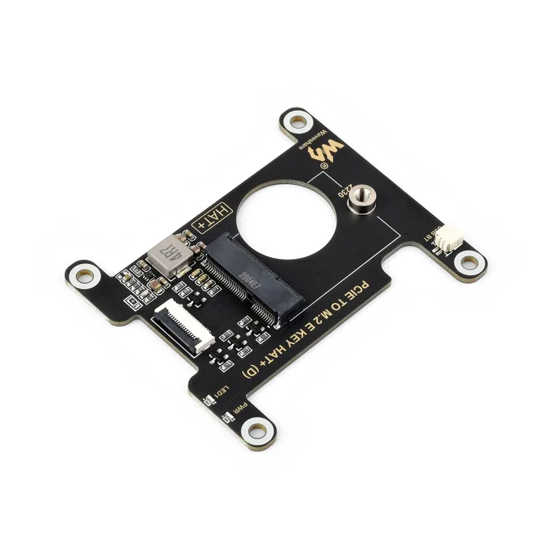 adaptador-pcie-para-m2-e-key-hat-d-para-raspberry-pi-5-compativel-com-varias-placas-de-rede-sem-fio-ngff-m2-e-key-suporta-usb-bluetooth