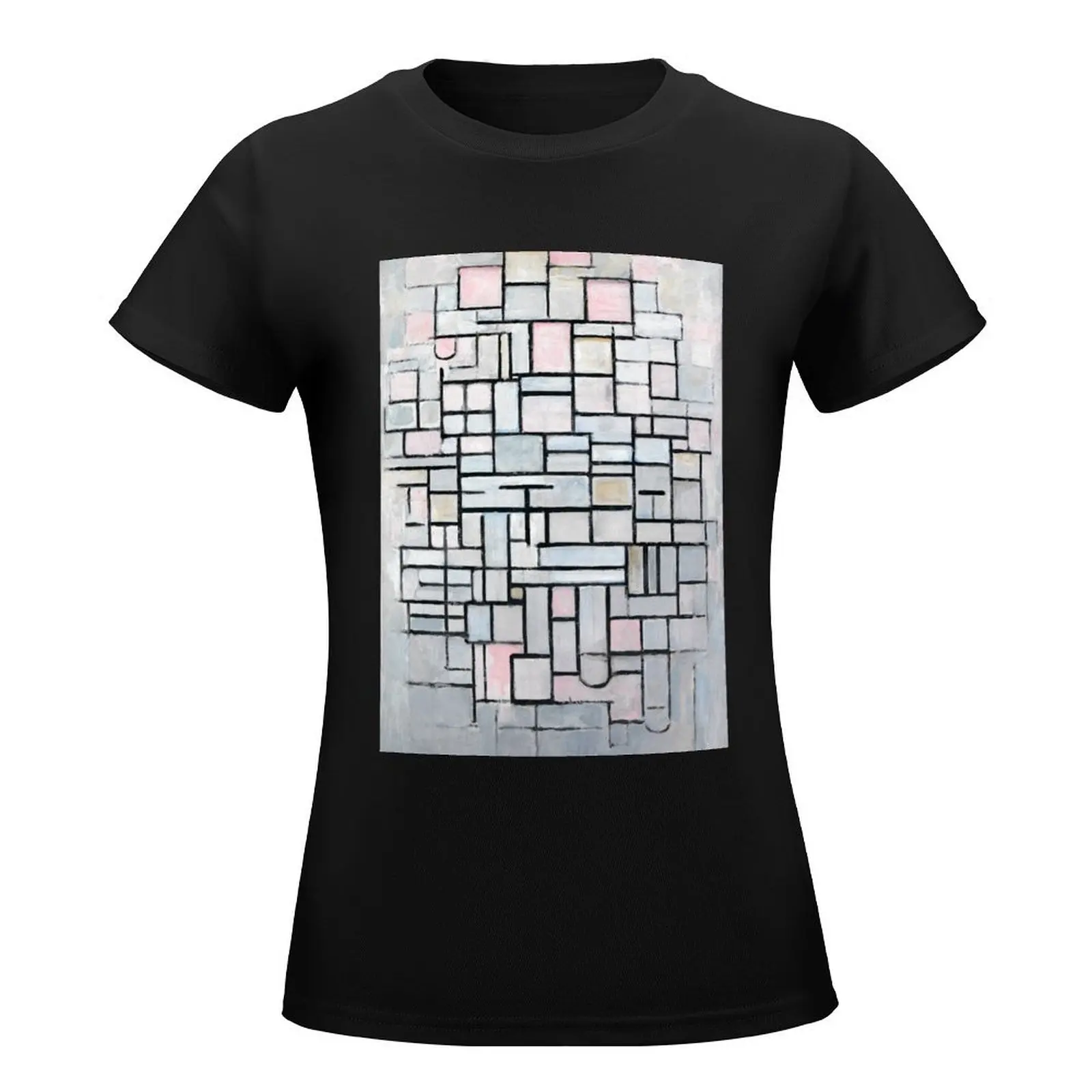 Piet Mondriaan Composition No. IV T-Shirt vintage clothes kawaii clothes t-shirt dress for Women graphic