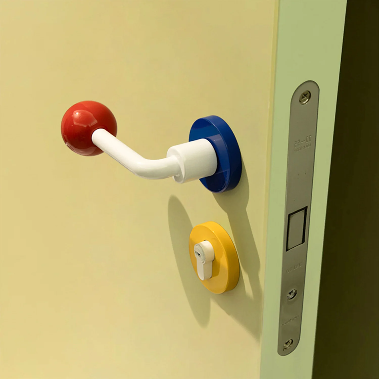 

Ceramics Sphere Door Lock Modern Minimalist Bedroom Fun Magnetic Attraction/mute Door Lock Indoor Wooden Door Door Handle