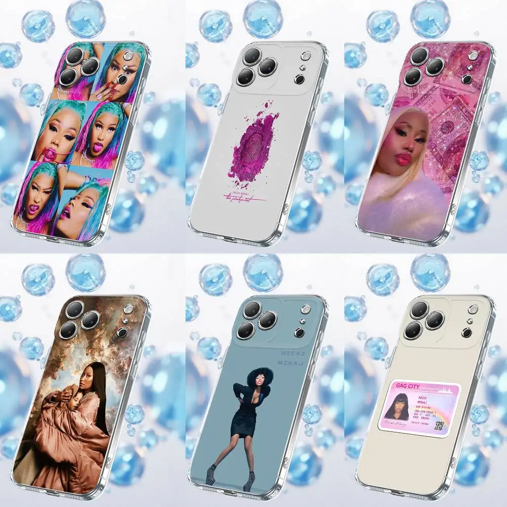 

Pink Friday N-Nicki Minaj Phone Case For iPhone 17,16,15,14,13,12,11 Plus,Pro,Max,Plus,E,SE4,Air,Mini Transparent