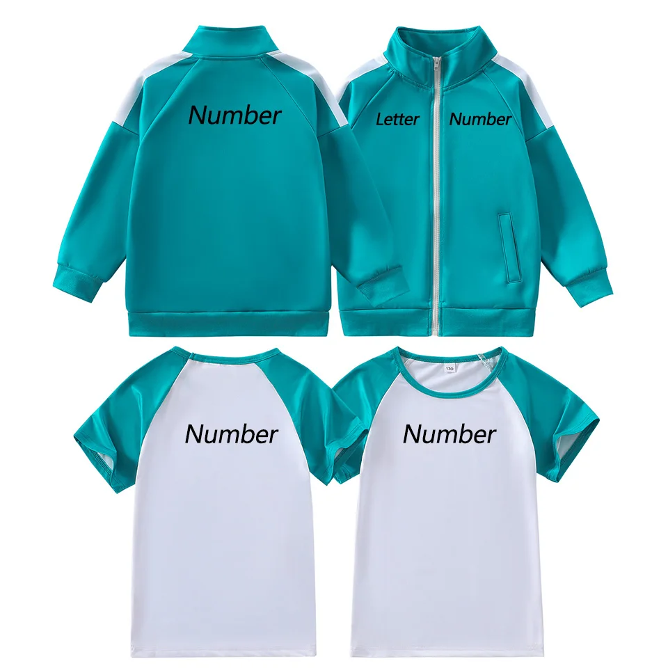 

Horro Korea Drama Calamari Games Disguise Cosplay Costume Hoodies for Team Sports Sweatshirt Halloween Carnival Party Clothes