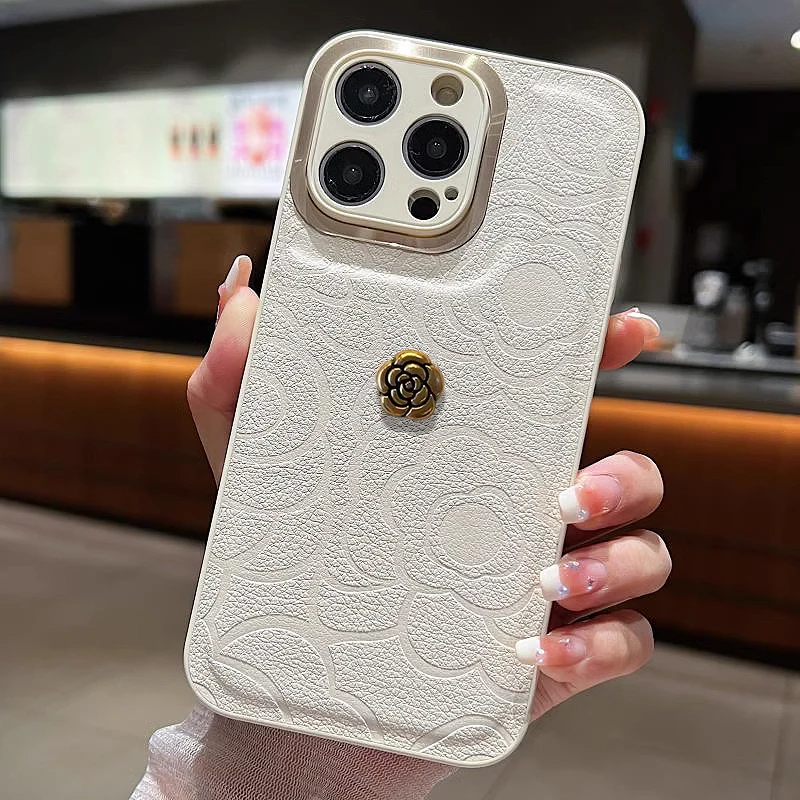 革製の携帯電話ケース,iphone用の豪華な保護ケース,無地,ゴールドのレター,ファッショントレンド15,iphone 14,iphone 13, iPhone 12 pro max