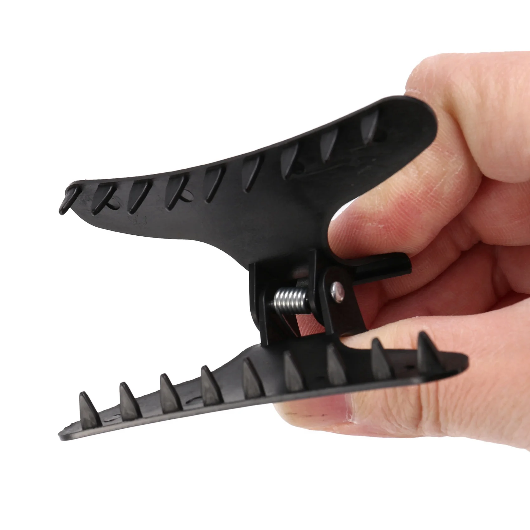 

Заколка-бабочка для волос B47B-24 черная, для парикмахерских, салонов, секционная, зажимная, зажимы, заколки-зажимы