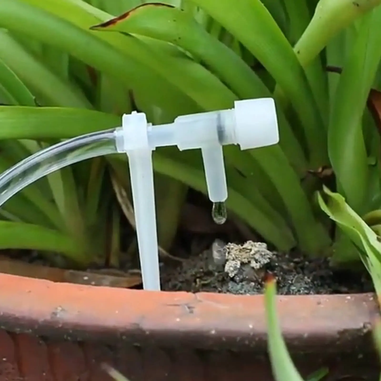 Automatic-Watering Drop Emitter Precise Water Control Adjustable Watering Stake Gardening Supply Easy to Use view 3