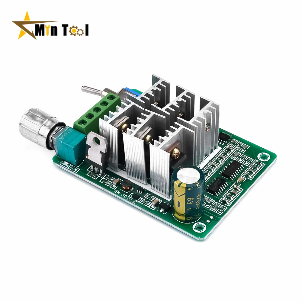 DC 5-36V 12V 24V 15A Motor-Drehzahlregler BLDC Dreiphasiger Sensorloser Bürstenloser Motorcontroller Lüfter-Treiber Netzteil – Detail 3