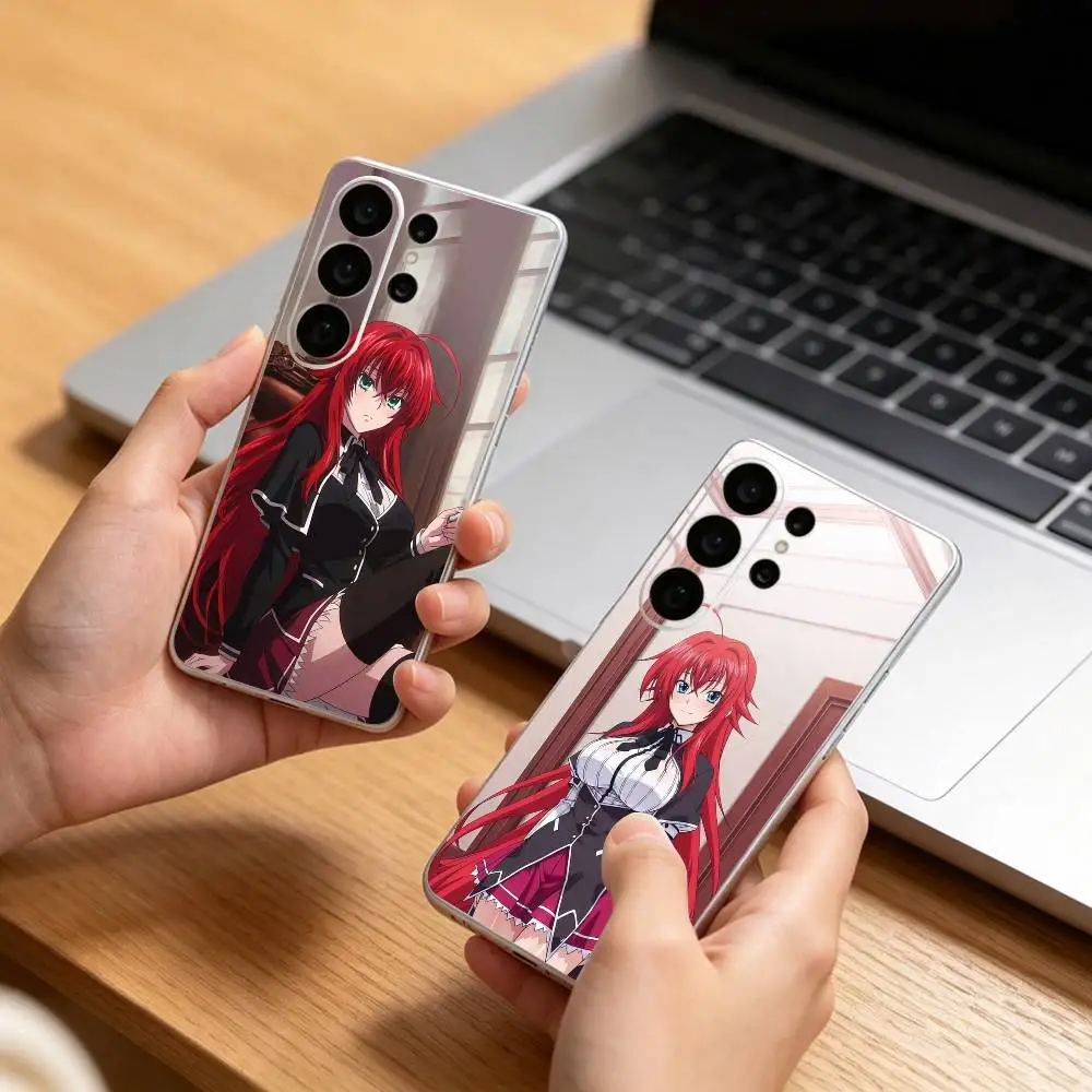 fantasy H-High School DXD G-Rias Gremory Transparent phone Case For Samsung S25,24,21,22,21,20,10,S9Ultra,Plus,Fe,Lite