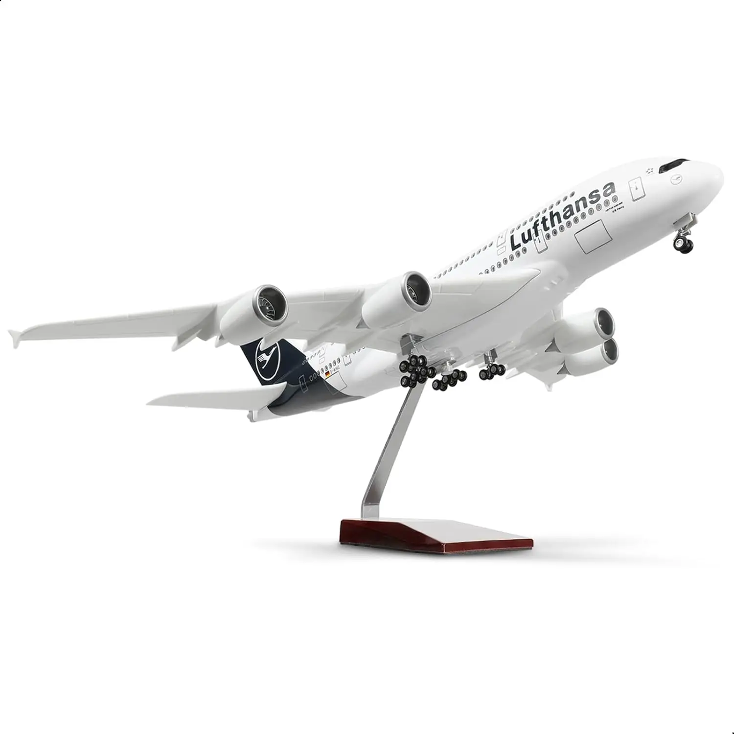 

1/160 Large Scale A380 Lufthansa Airplane Model Die-cast Resin Airplane Model Adult Aviation Enthusiasts Gifts or Decorations