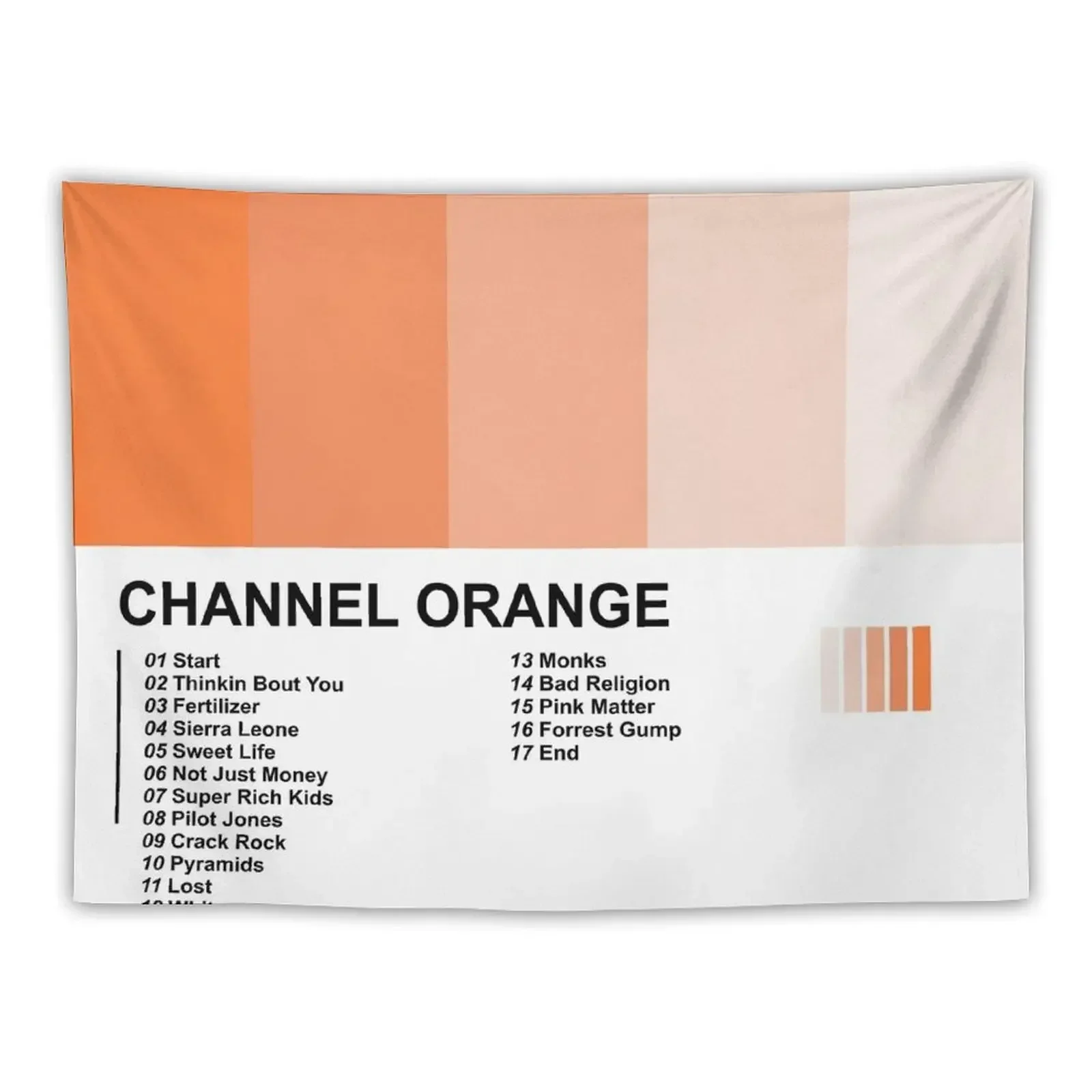 

Ocean Channel Orange Tapestry Bedroom Deco Wall Hanging Decor Tapestry