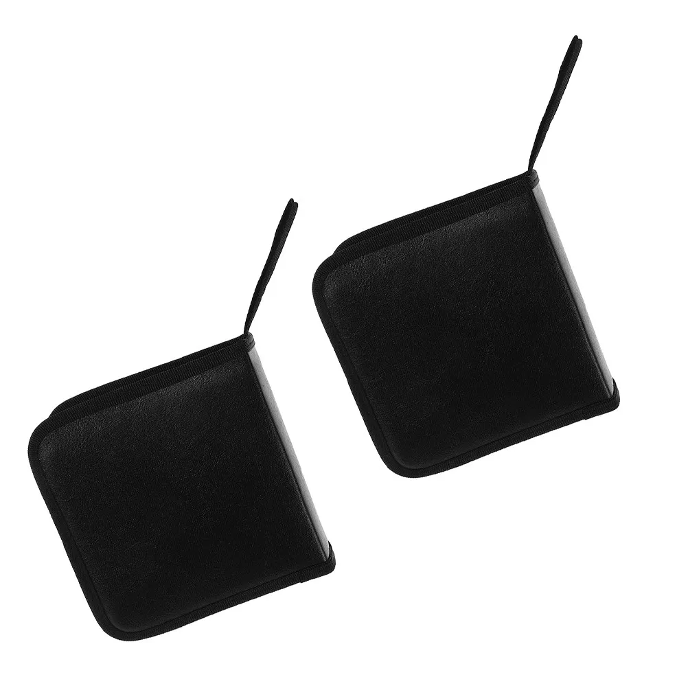 2Pcs Pu Disc Storag…