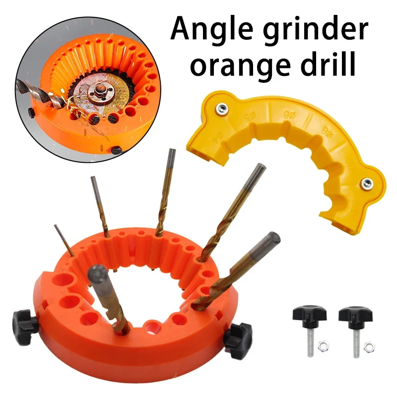

Multi Functional General Disc Drill Grinder 2-13mm Drill Grinding Auxiliary Bracket 100/115 Type Angle Grinder Polish Tool Part