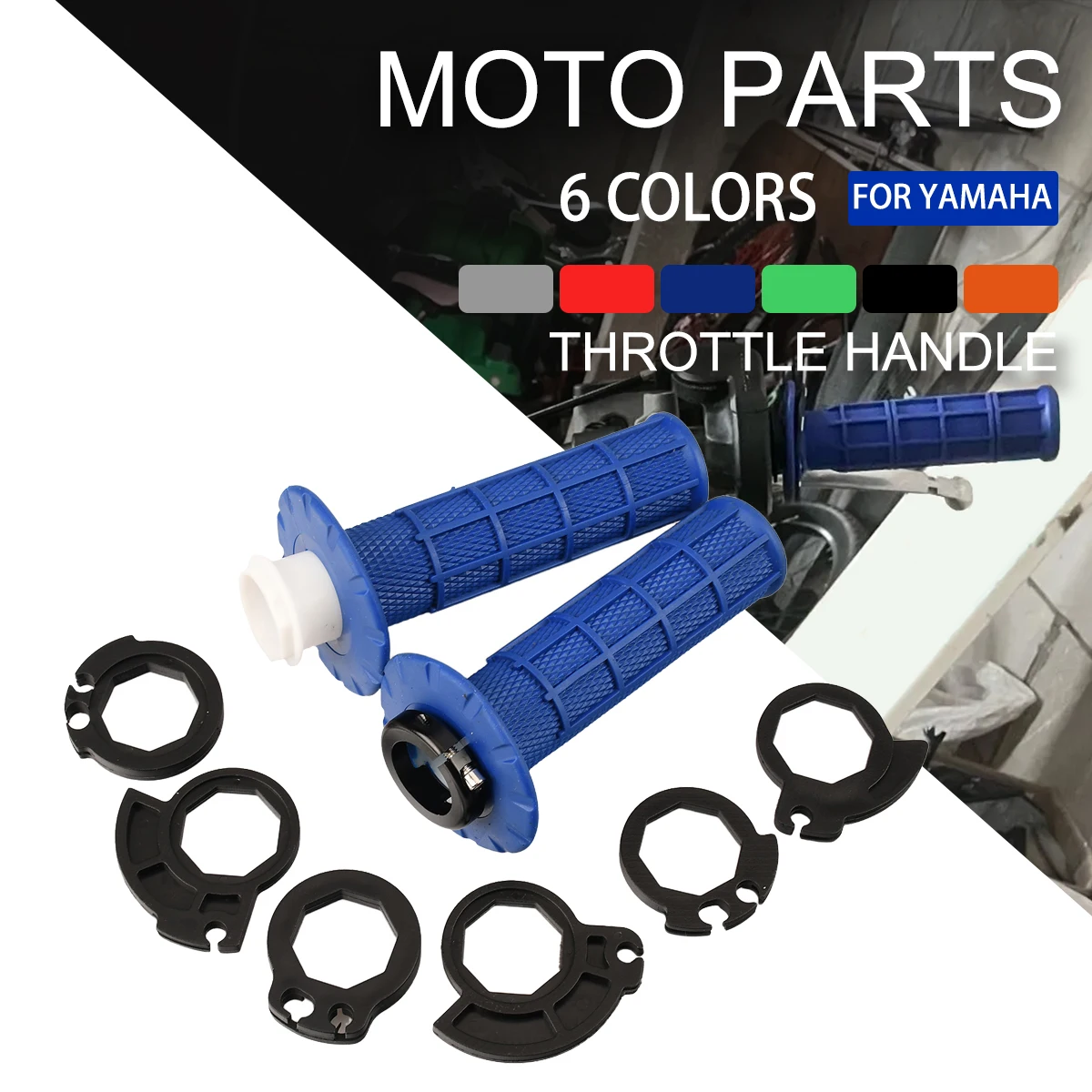 

Ручки для мотоцикла 7/8" (22 мм) с замком Cam Lock-on, для YAMAHA YZ125 250 450 WR250 450 XT250 98-20