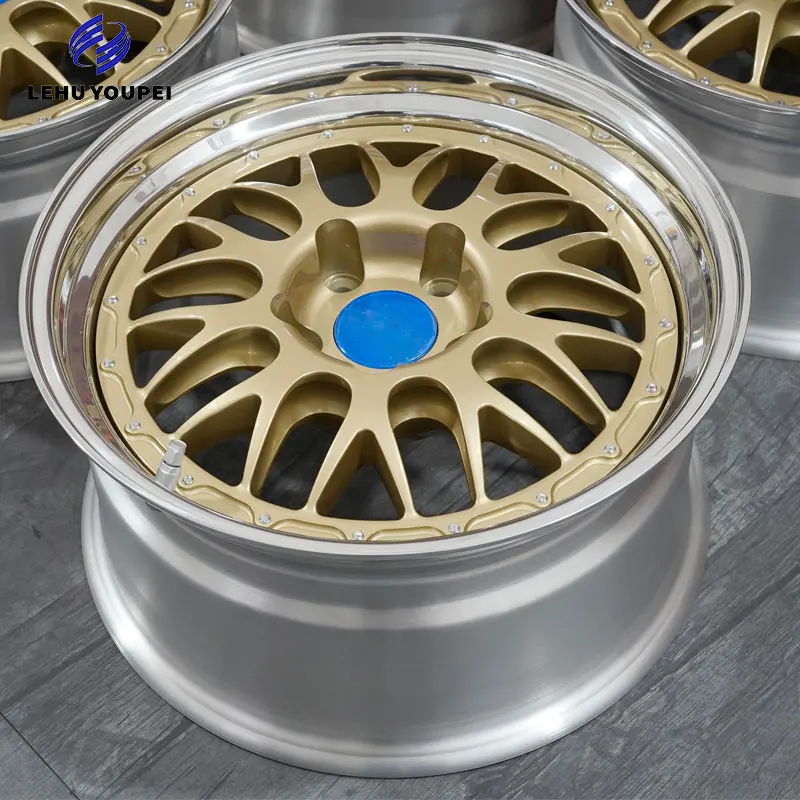 18-22 Inch 5x120/130 Deep Lip E88 Style 3PCS Custom Forged Mesh Wheel Rims