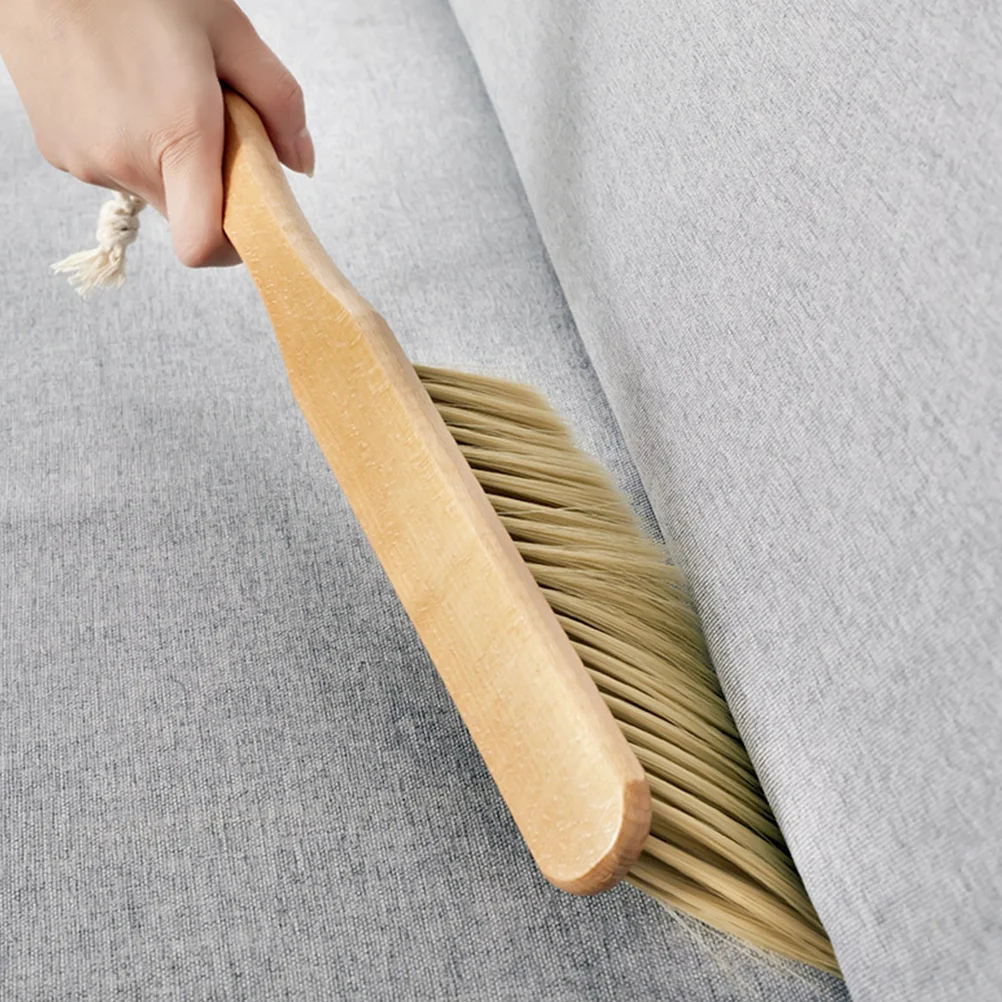 2 Pcs Soft Bristles Dusting Brush Cleaning Carpet Handheld Broom Duster Brooms for Sofa Wood Bench Bed