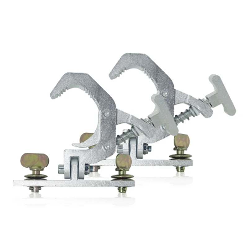 Ganchos de abrazadera plegables de aluminio, luz de escenario, gancho colgante plegable, carga de 150Kg, 42-61mm, tubo de armazón, 230W, 7R/200W, 5R, haz de luz