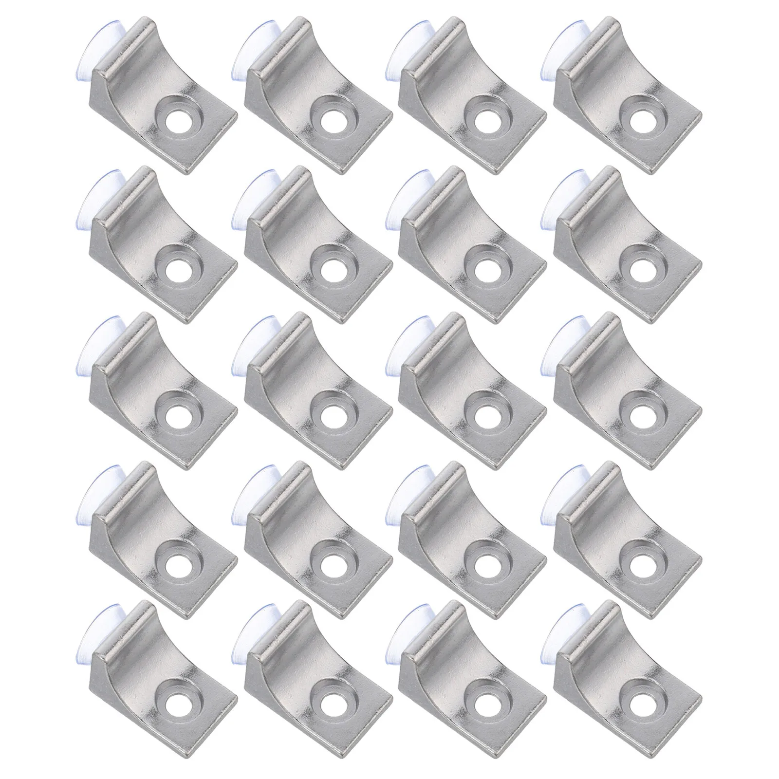 

20Pcs Glass Shelf Bracket Pins Zinc Alloy Anti-Slip Furniture Shelf Pegs Cabinet Wardrobe Kitchen Support Brackets