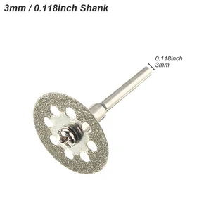 Diamond disc wheels circular saw lamina, rotary cutting tool, mini drill mandrel, wood, stone, plastic, glass, sharp cutter, 8 MAIN SALES CUT GLASS DISC - №6