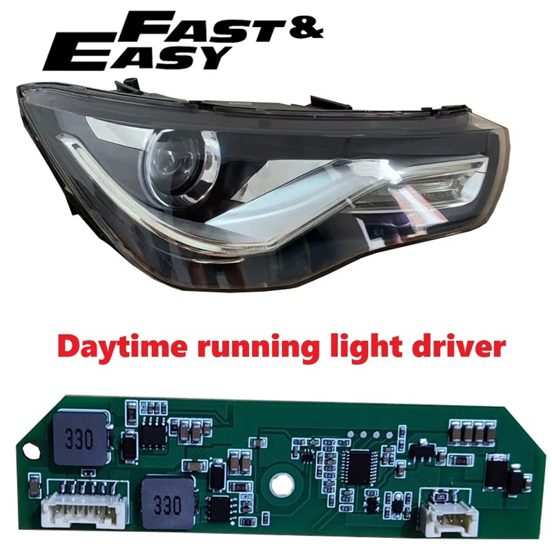 

OEM 8X0907472 8X0907472A daytime running light power driver module LED driver motherboard for Audi A1 2011-2014