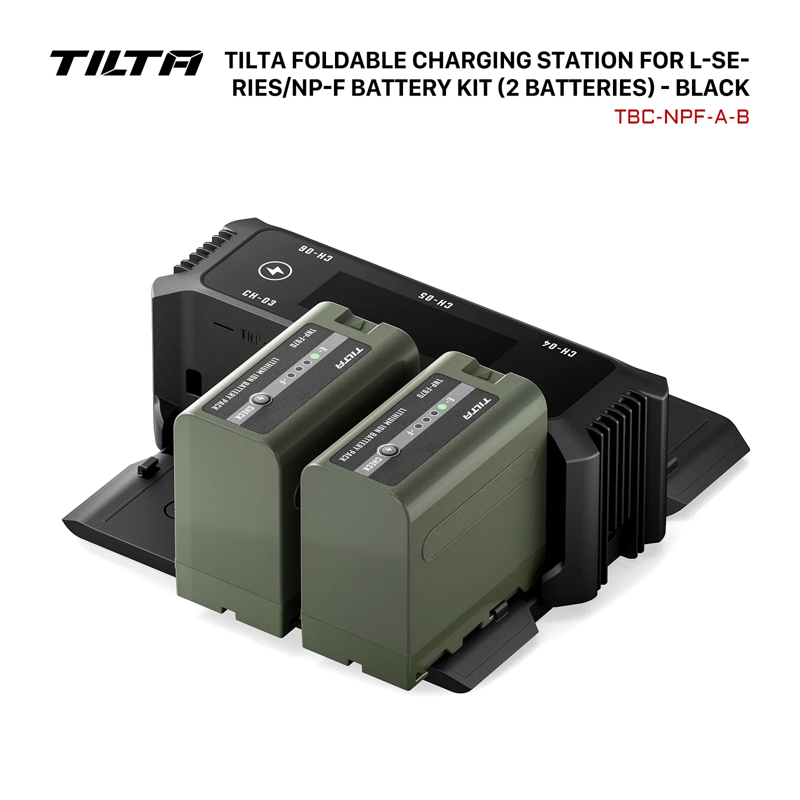 TILTA Camera Battery for Sony NP-F970 USB-C Battery Portable Charging Station for Sony NP-F550/NP-F750/NP-F970/NP-FM50/NP-FM500H