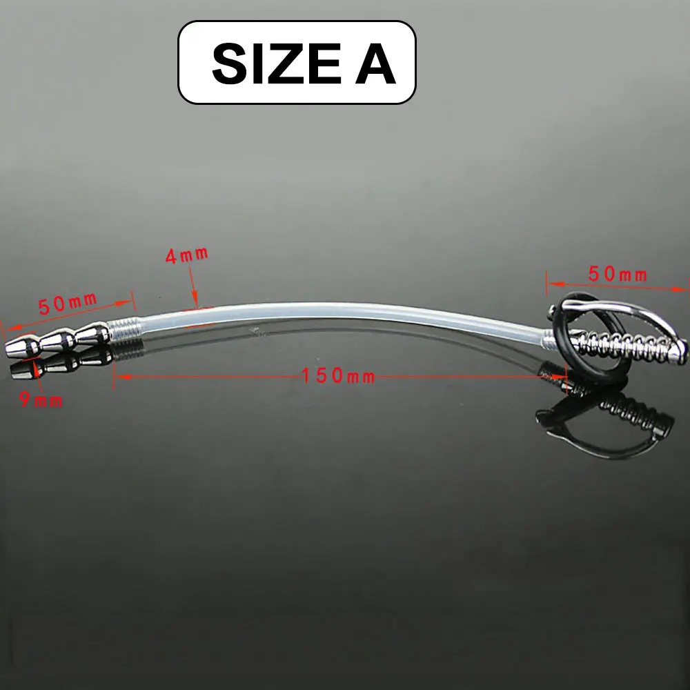 WAKEWAY Male Urethral Sound Penis Plug Probe Catheter Prince Wand Male Hands Free Masturbator Ball Stretcher Sex Toy For Man New