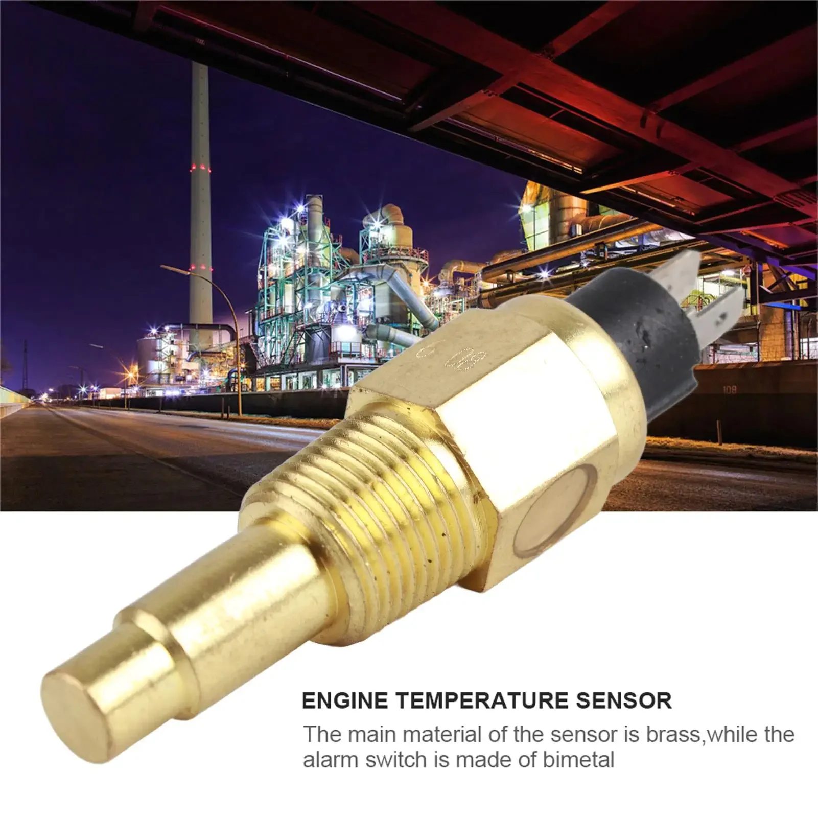 3/8'' NPT 98℃ Engine Water Temperature Sensor Fit for vdo 6~24V Engine Accessory