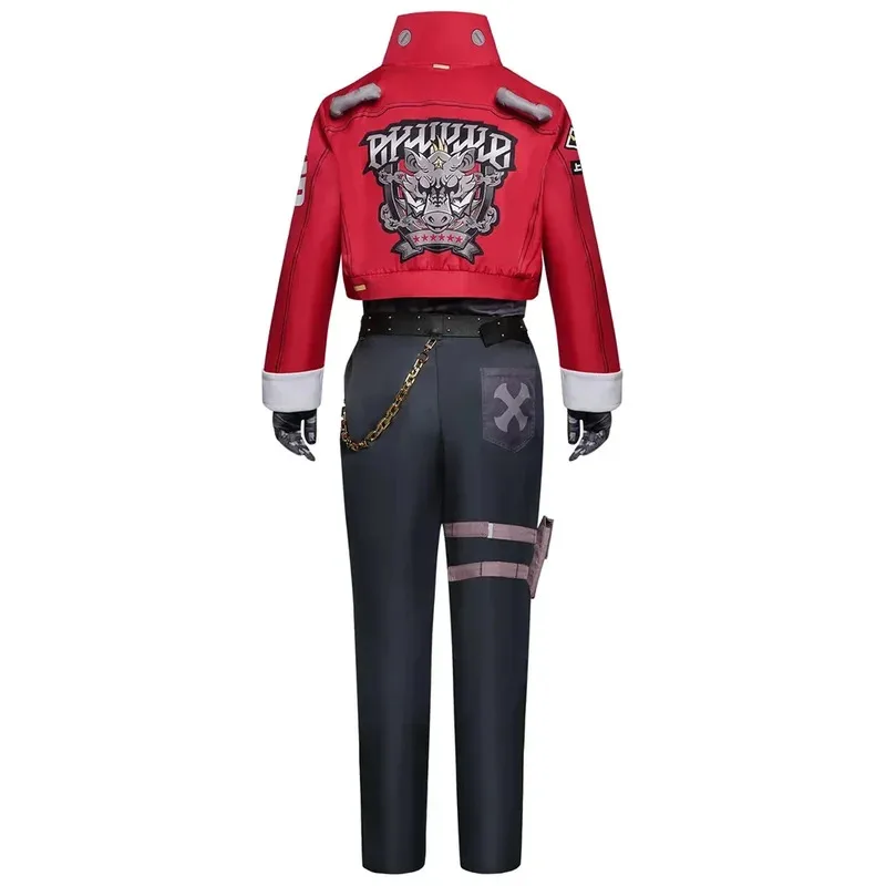 DY20Zenless Zone Zero Billy the Kid Cosplay Costume Wig Cos Zzz Halloween Costumes Wig Prop Masks25