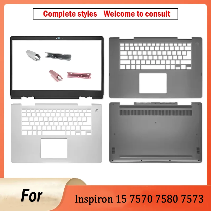 

95% новый оригинальный чехол для ноутбука Inspiron 15 7570 7580 7573, ЖК-рамка, упор для рук/крышка на петлях/нижняя часть корпуса 0G3CRP G3CRP