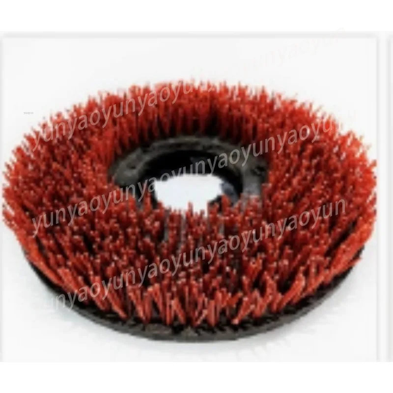 17 Inch Universal Rotary Floor Scrubber Disk Red Antique Abrasive Nylon Pad Marble Carpet Polishing Cleaning Replacement Brush