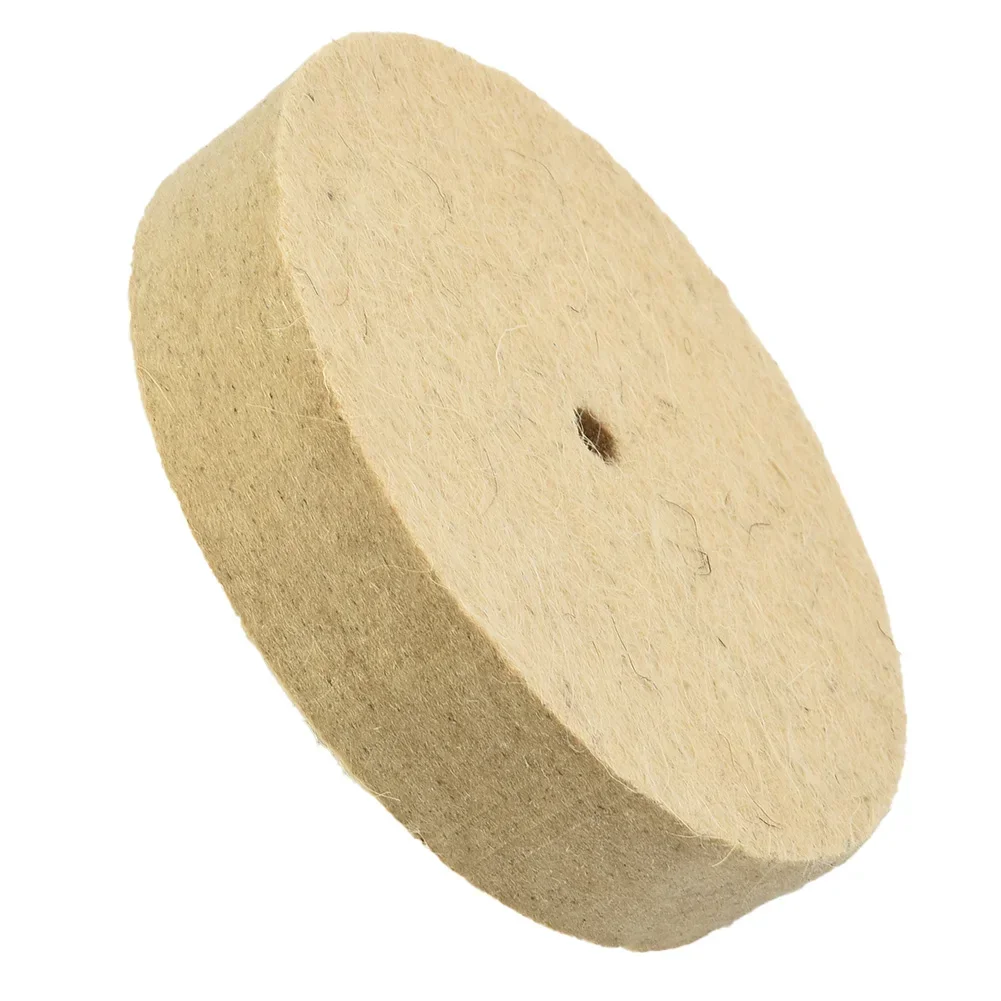 Imagem -05 - Felt Polimento Roda Grinding Buffing Pad Grinder Ferramenta Rotativa Aço Inoxidável Cobre Alumínio Vidro 125 mm lã