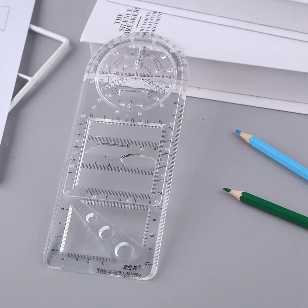 

DIY Architecture Supply School Office Supplies For Students Protractor Geometric Ruler Measuring Tool Drawing Template