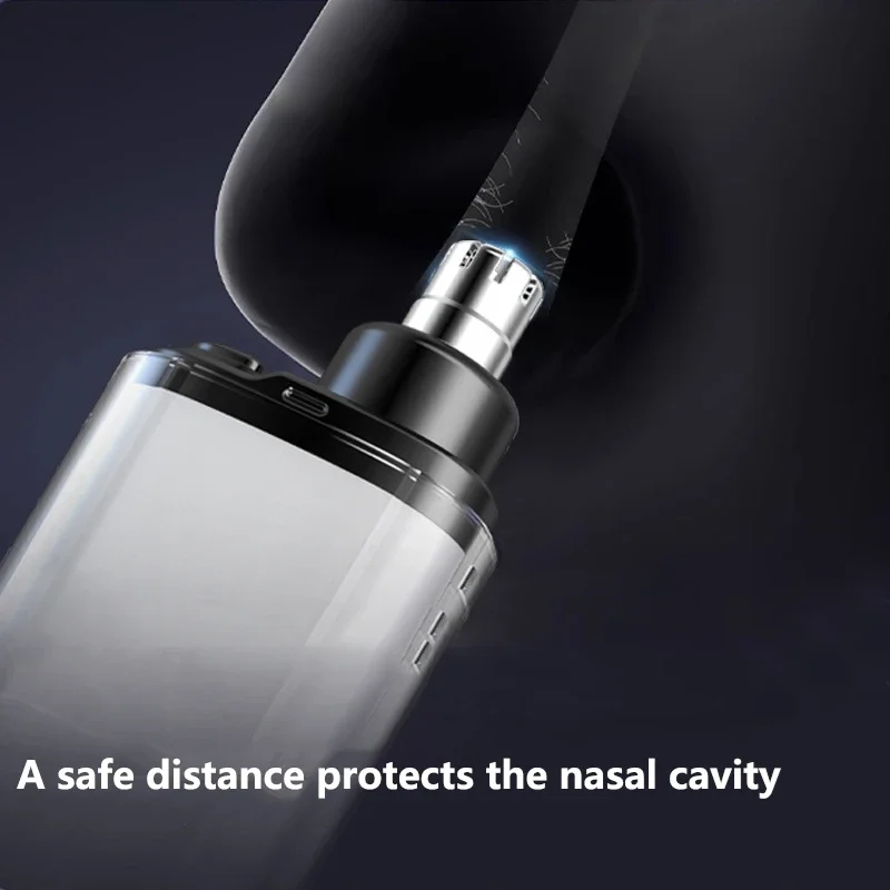 Lenovo Nose Ear Hair Trimmer for Men Type-C Rechargeable Portable Painless Shaving Ear Nose Hair Clipper Facial Hair Trimmer view 4