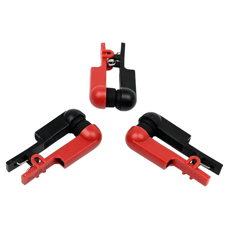 

A26F-Double-Sided Rubber Clip Electrode With Soft Rubber Heads, Red/Black, Enhanced Anti-Loosening Design (Set Of 3)