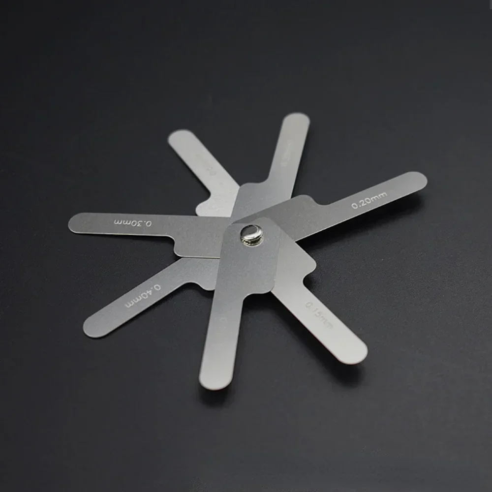 NEW Dental Interproximal Lab Tool Reduction Gauge Ruler Tooth Gap Stainless Steel Orthodontic Measure Reciprocating IPR System